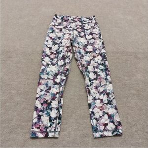 Lululemon Align Crop 21" Sz 4 Utopia Multi Nulu 4007